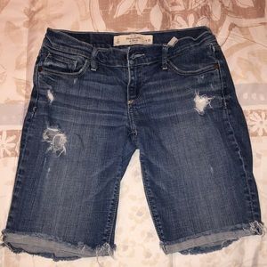 Ripped Abercrombie Bermuda Shorts